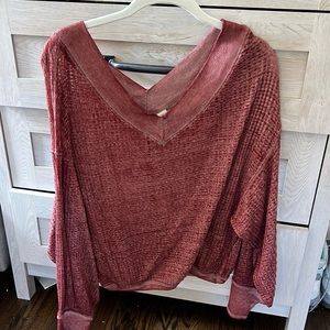 Free people off the shoulder thermal